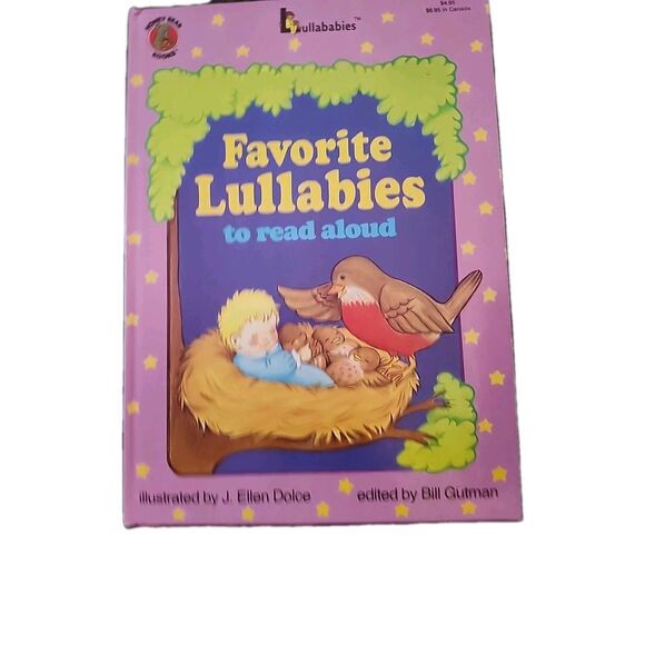 Rare Favorite Lullabies to Read Aloud, Bill Gutman, J Ellen Dolce Lullabies Book - Picture 1 of 14